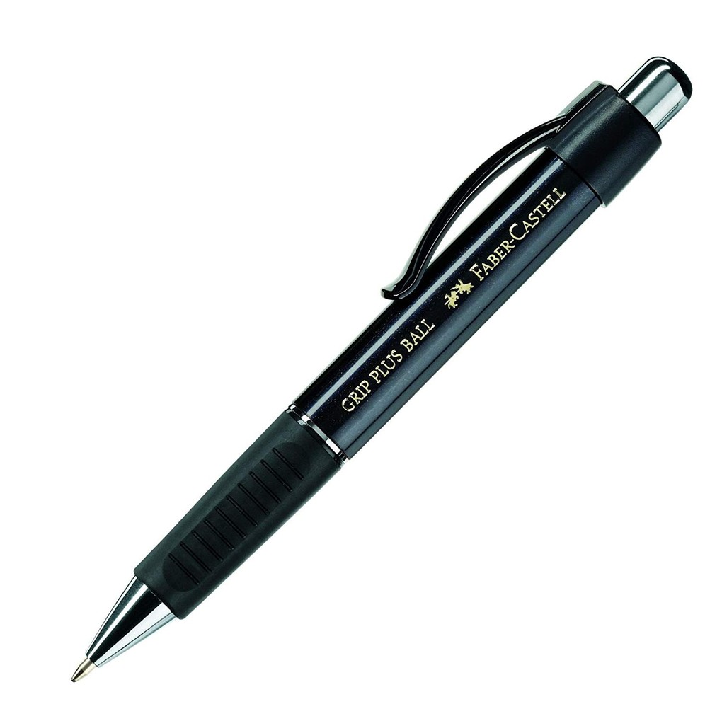 FABER-CASTELL Stylo à bille Grip 1407 0.7mm 140733 metallic-noir