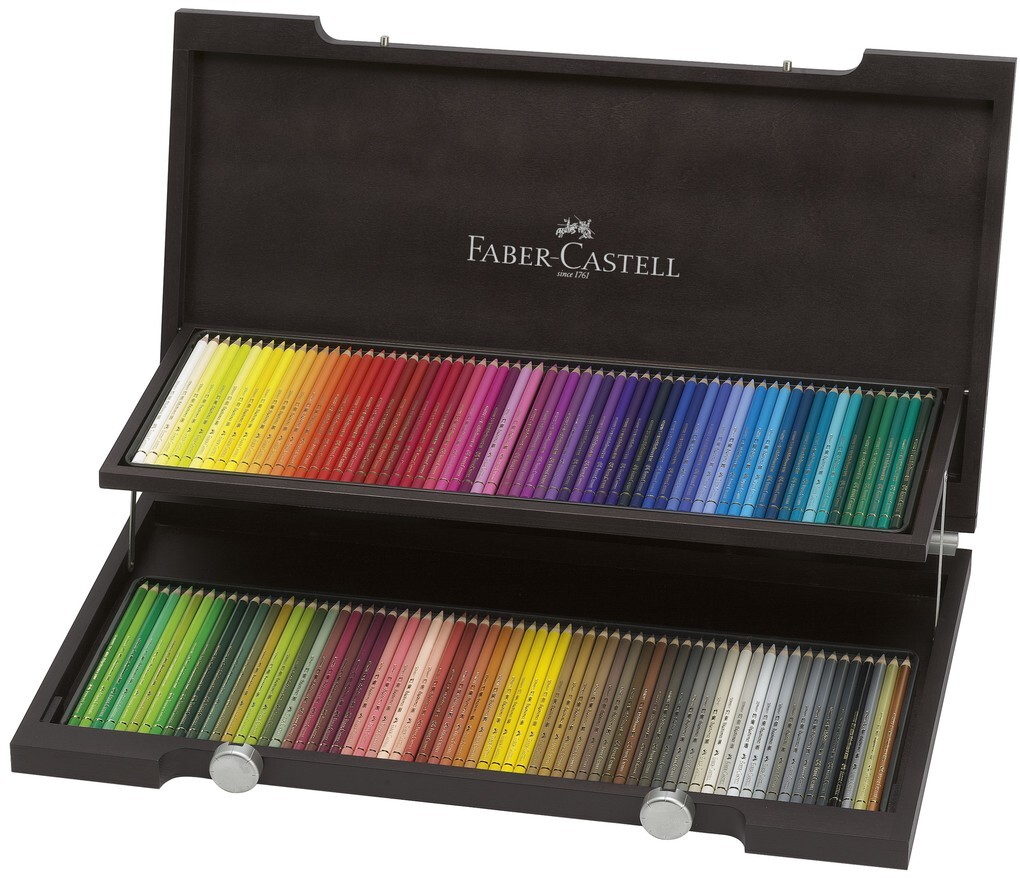 Faber-Castell Künstlerfarbstifte Polychromos 120er Set Holzkoffer