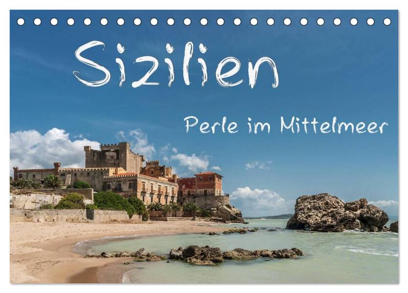 Sizilien - Perle im Mittelmeer (Tischkalender 2024 DIN A5 quer) CALVENDO Monatskalender