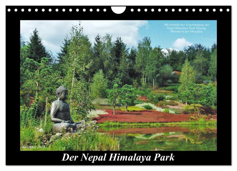 Der Nepal Himalaya Park (Wandkalender 2024 DIN A4 quer) CALVENDO Monatskalender