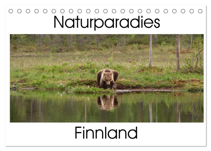 Naturparadies Finnland (Tischkalender 2024 DIN A5 quer) CALVENDO Monatskalender