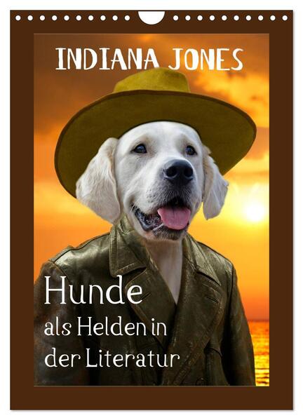 Hunde als Helden in der Literatur (Wandkalender 2024 DIN A4 hoch) CALVENDO Monatskalender