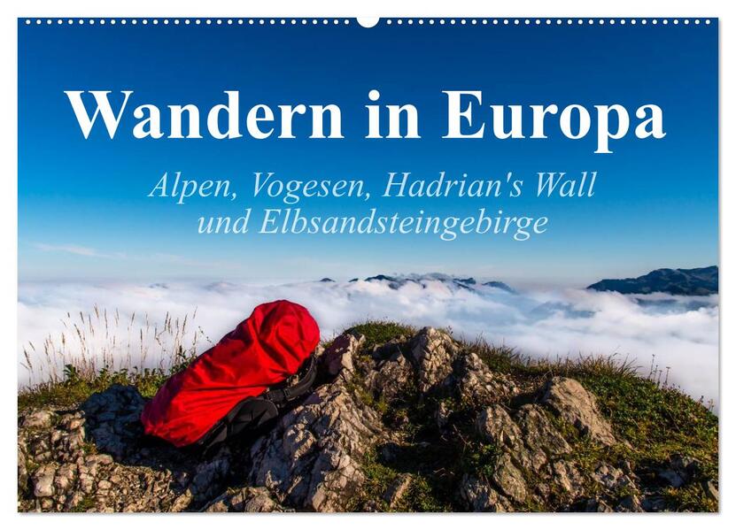 Wandern in Europa (Wandkalender 2024 DIN A2 quer) CALVENDO Monatskalender - Lisa Birkigt