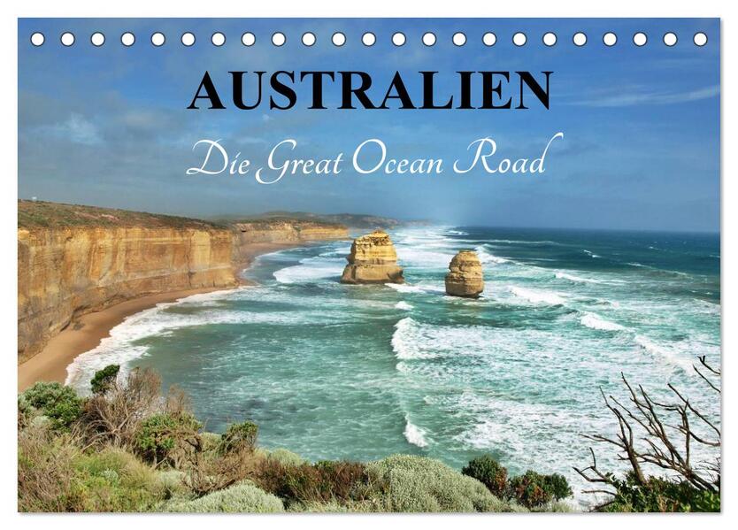 Australien - Die Great Ocean Road (Tischkalender 2024 DIN A5 quer) CALVENDO Monatskalender