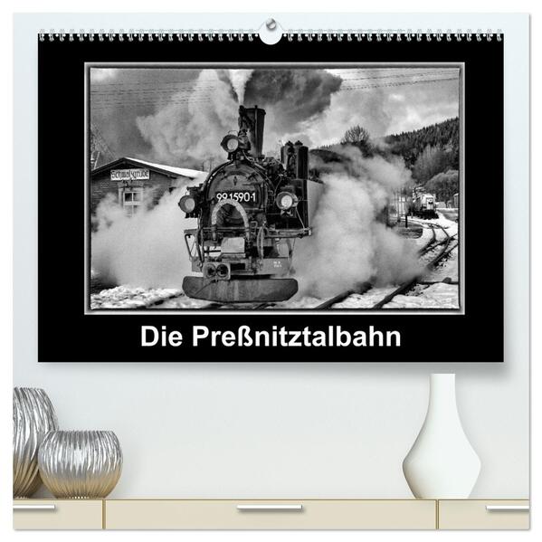 Die Preßnitztalbahn (hochwertiger Premium Wandkalender 2024 DIN A2 quer) Kunstdruck in Hochglanz - Marion Maurer
