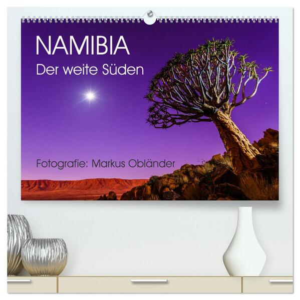 Namibia - Der weite Süden (hochwertiger Premium Wandkalender 2024 DIN A2 quer) Kunstdruck in Hochglanz