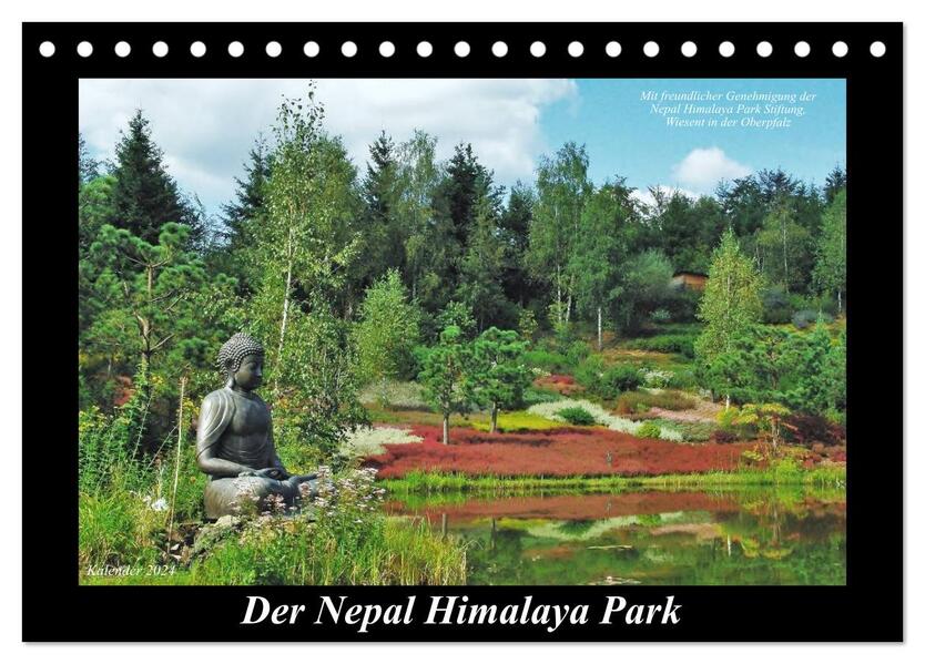 Der Nepal Himalaya Park (Tischkalender 2024 DIN A5 quer) CALVENDO Monatskalender