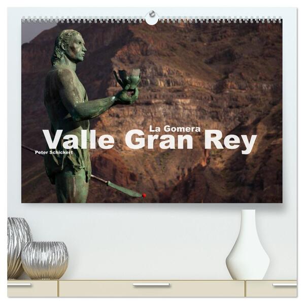 La Gomera - Valle Gran Rey (hochwertiger Premium Wandkalender 2024 DIN A2 quer) Kunstdruck in Hochglanz