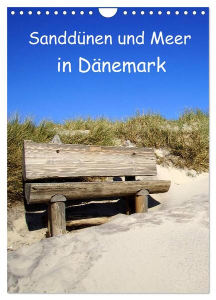 Sanddünen und Meer in Dänemark (Wandkalender 2024 DIN A4 hoch) CALVENDO Monatskalender