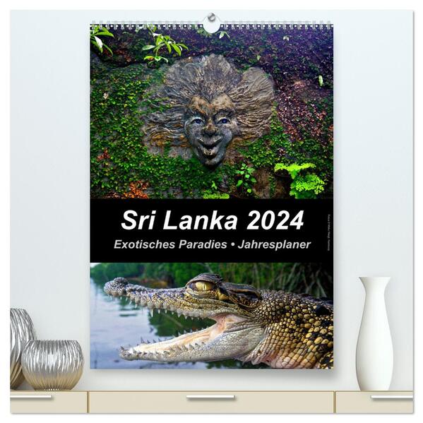 Sri Lanka 2024 - Exotisches Paradies - Jahresplaner (hochwertiger Premium Wandkalender 2024 DIN A2 hoch) Kunstdruck in Hochglanz