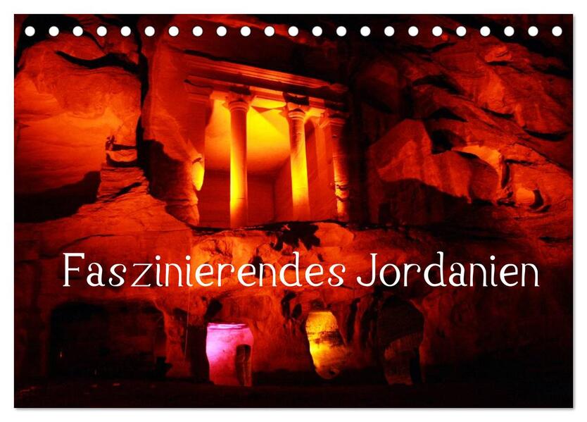 Faszinierendes Jordanien (Tischkalender 2024 DIN A5 quer) CALVENDO Monatskalender