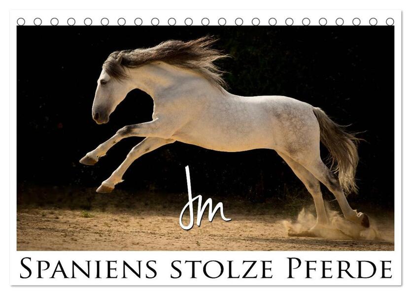 Spaniens stolze Pferde (Tischkalender 2024 DIN A5 quer) CALVENDO Monatskalender