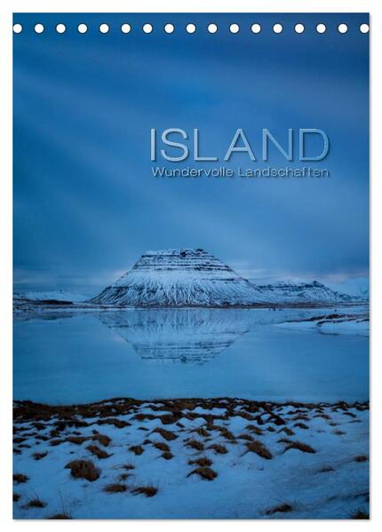 Island - Wundervolle Landschaften (Tischkalender 2024 DIN A5 hoch) CALVENDO Monatskalender