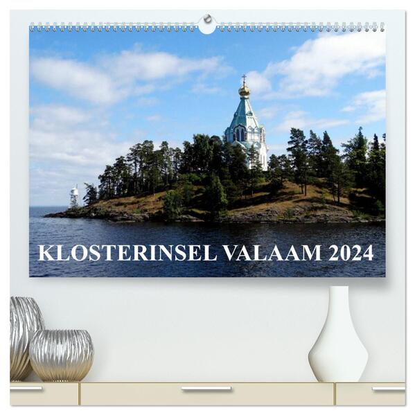 KLOSTERINSEL VALAAM 2024 (hochwertiger Premium Wandkalender 2024 DIN A2 quer) Kunstdruck in Hochglanz