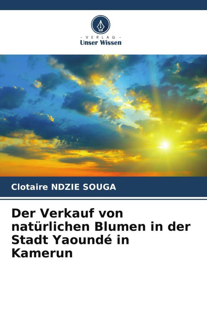 Der Verkauf von natürlichen Blumen in der Stadt Yaoundé in Kamerun