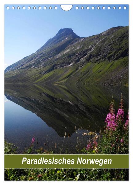 Paradiesisches Norwegen (Wandkalender 2024 DIN A4 hoch) CALVENDO Monatskalender