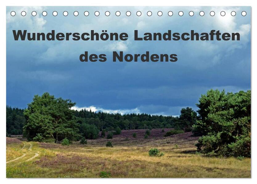 Wunderschöne Landschaften des Nordens (Tischkalender 2024 DIN A5 quer) CALVENDO Monatskalender
