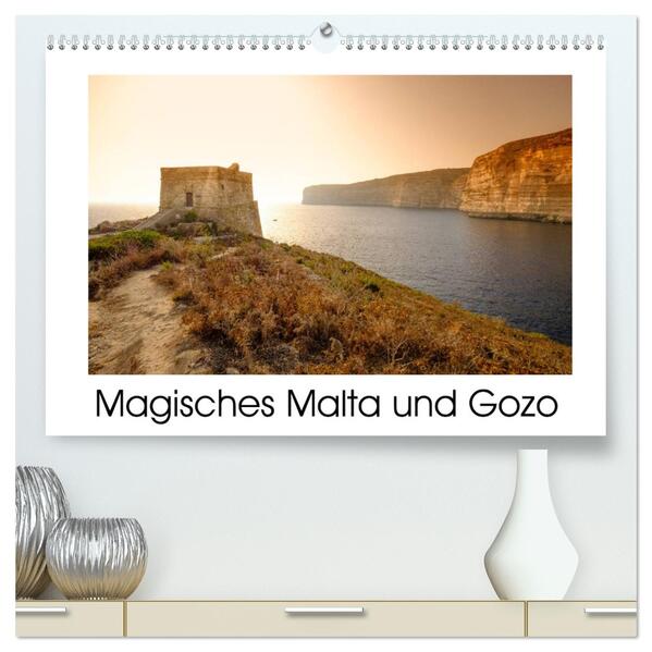 Magisches Malta und Gozo (hochwertiger Premium Wandkalender 2024 DIN A2 quer) Kunstdruck in Hochglanz