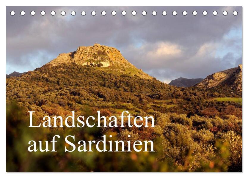 Landschaften auf Sardinien (Tischkalender 2024 DIN A5 quer) CALVENDO Monatskalender