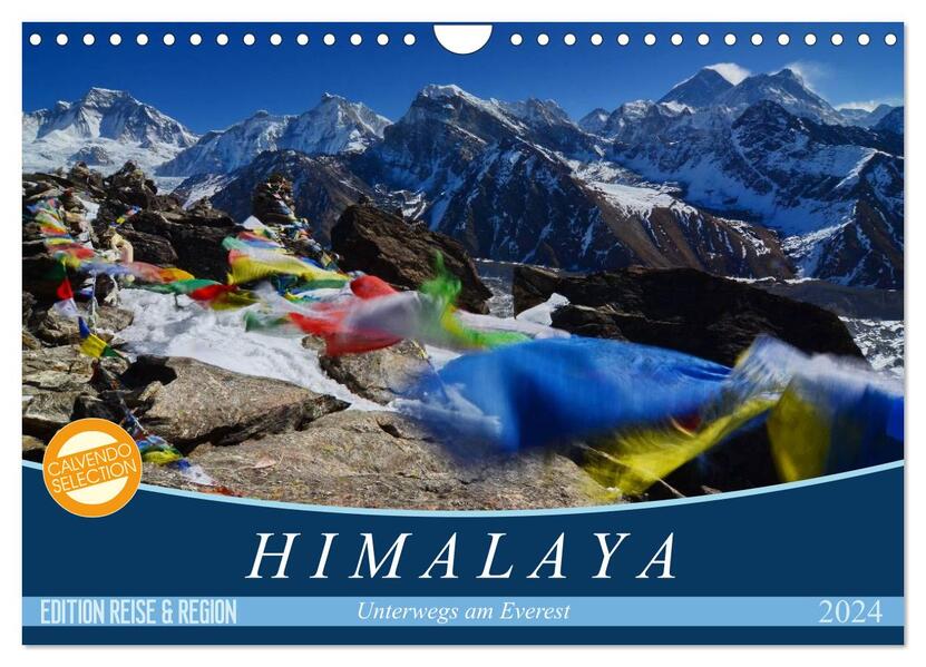 Himalaya (Wandkalender 2024 DIN A4 quer) CALVENDO Monatskalender