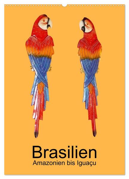 Brasilien - Amazonien bis Iguaçu (Wandkalender 2024 DIN A2 hoch) CALVENDO Monatskalender - Dr. Rudolf Blank