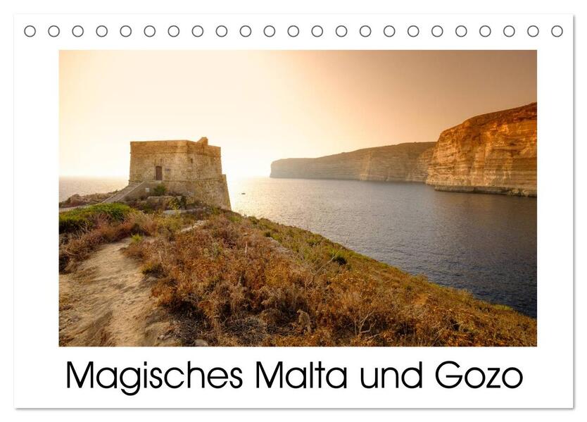 Magisches Malta und Gozo (Tischkalender 2024 DIN A5 quer) CALVENDO Monatskalender