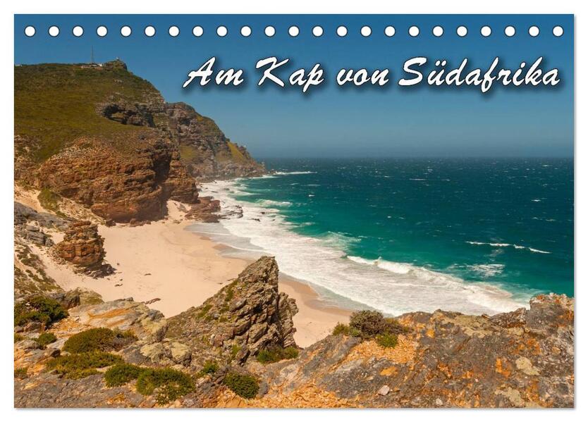 Am Kap von Südafrika (Tischkalender 2024 DIN A5 quer) CALVENDO Monatskalender