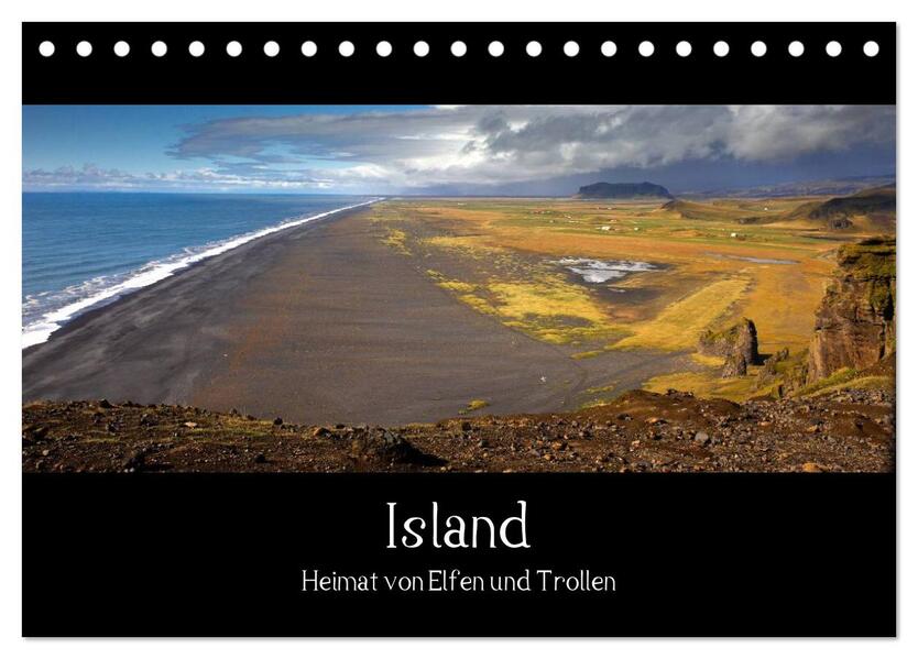 Island - Heimat von Elfen und Trollen (Tischkalender 2024 DIN A5 quer) CALVENDO Monatskalender