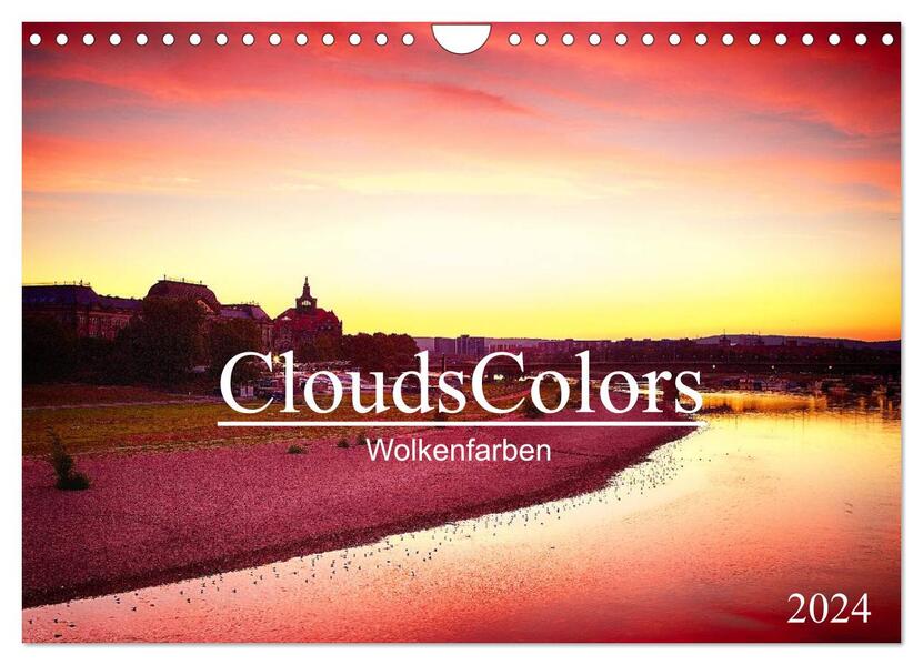 CloudsColors 2024 (Wandkalender 2024 DIN A4 quer) CALVENDO Monatskalender