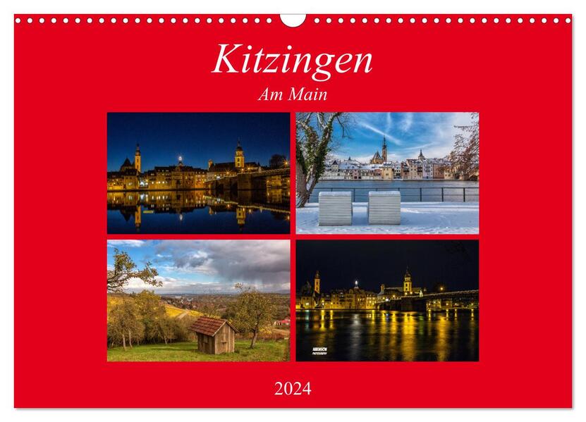Kitzingen am Main (Wandkalender 2024 DIN A3 quer) CALVENDO Monatskalender
