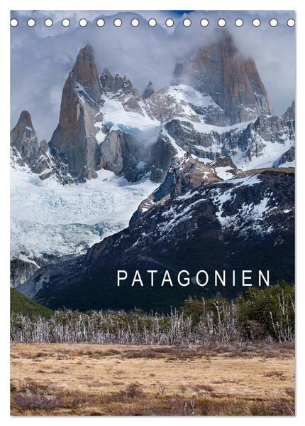 Patagonien (Tischkalender 2024 DIN A5 hoch) CALVENDO Monatskalender