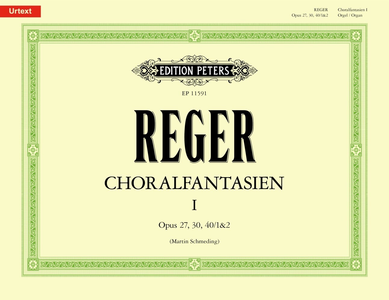 Choralfantasien für Orgel Band 1: op. 27 30 40/1&2