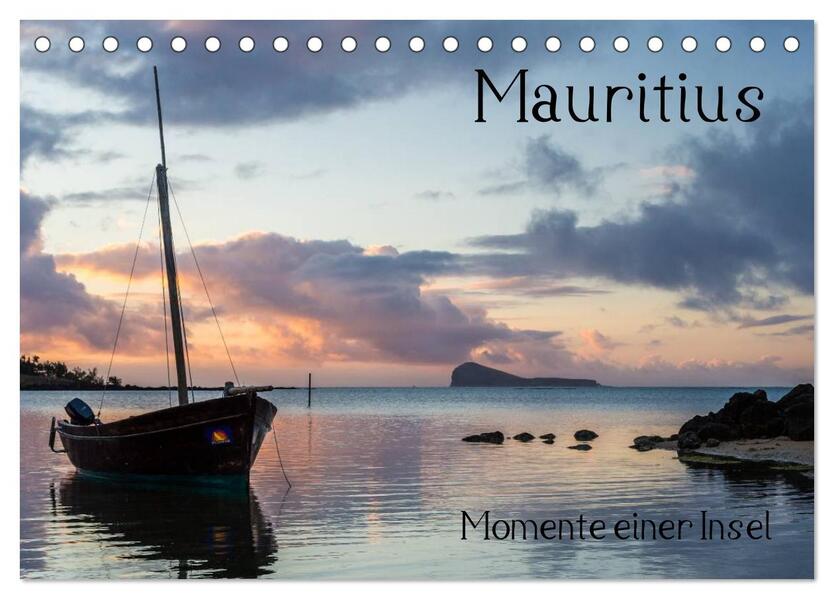 Mauritius - Momente einer Insel (Tischkalender 2024 DIN A5 quer) CALVENDO Monatskalender