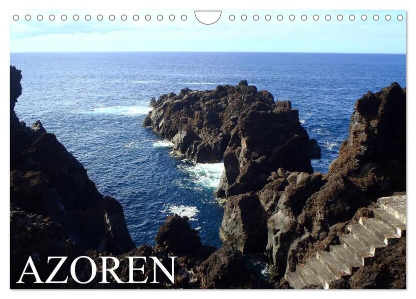 Azoren 2024 (Wandkalender 2024 DIN A4 quer) CALVENDO Monatskalender