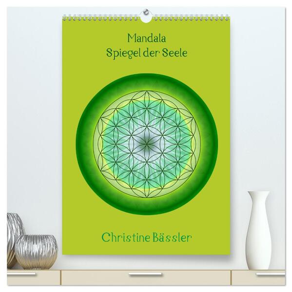 Mandala - Spiegel der Seele/CH-Version (hochwertiger Premium Wandkalender 2024 DIN A2 hoch) Kunstdruck in Hochglanz