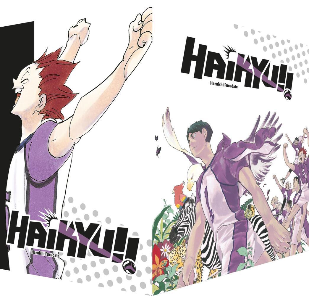 Crunchyroll Manga - Haikyu!! Sammelbox 4 - Band 31-40 im Schuber, Multicolor
