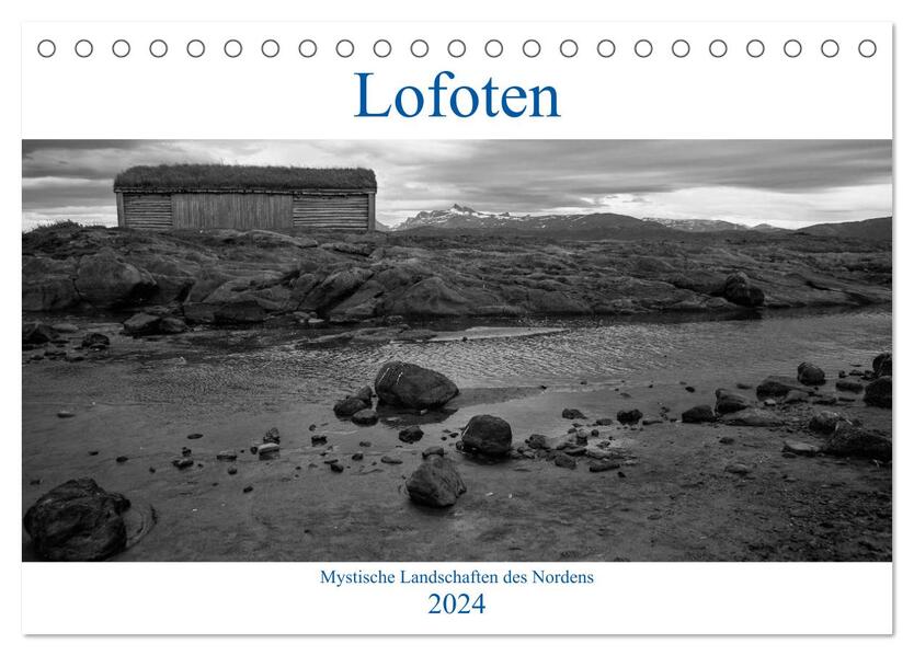 Lofoten - Mystische Landschaften des Nordens (Tischkalender 2024 DIN A5 quer) CALVENDO Monatskalender