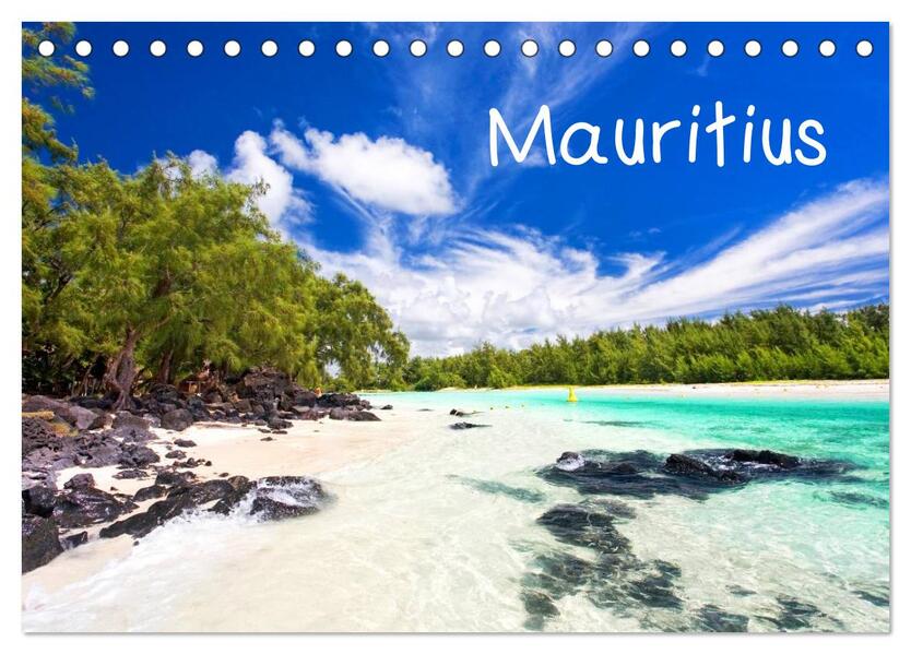 Mauritius (Tischkalender 2024 DIN A5 quer) CALVENDO Monatskalender