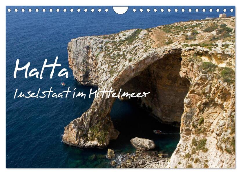 Malta - Inselstaat im Mittelmeer (Wandkalender 2024 DIN A4 quer) CALVENDO Monatskalender