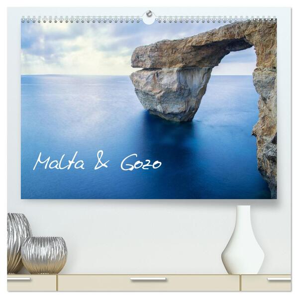 Malta & Gozo (hochwertiger Premium Wandkalender 2024 DIN A2 quer) Kunstdruck in Hochglanz
