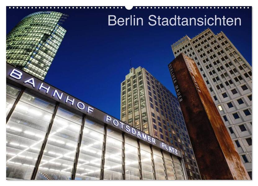 Berliner Stadtansichten (Wandkalender 2024 DIN A2 quer) CALVENDO Monatskalender - Marcus Klepper