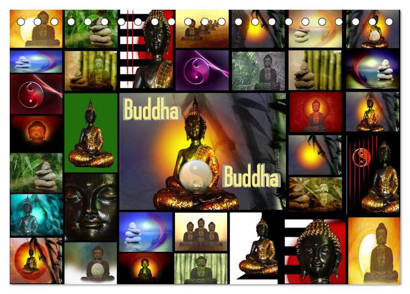 Buddha (Tischkalender 2024 DIN A5 quer), CALVENDO Monatskalender