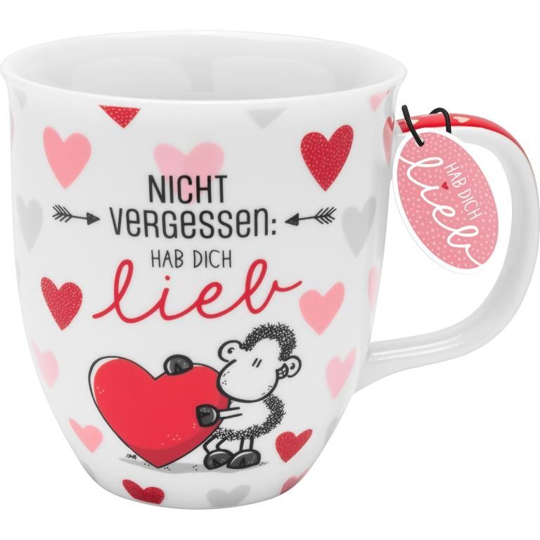 Tasse Motiv 'Hab dich lieb'