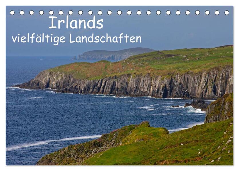 Irlands vielfältige Landschaften (Tischkalender 2024 DIN A5 quer) CALVENDO Monatskalender