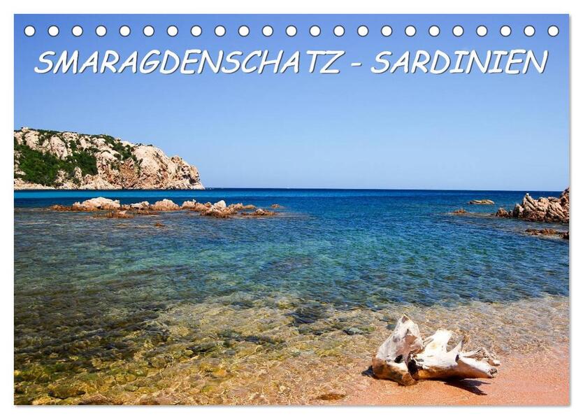 SMARAGDENSCHATZ - SARDINIEN (Tischkalender 2024 DIN A5 quer) CALVENDO Monatskalender - BRASCHI BRASCHI/ Braschi