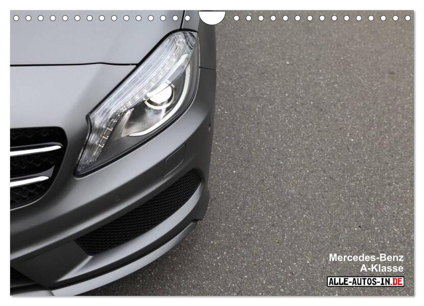 Mercedes-Benz A-Klasse (Wandkalender 2024 DIN A4 quer) CALVENDO Monatskalender