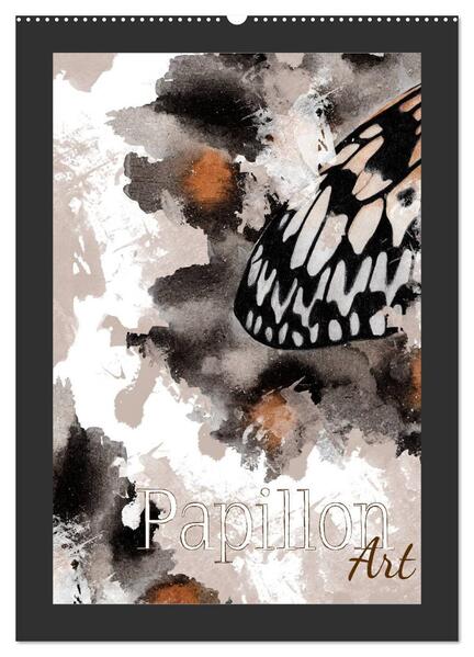 Papillon Art (Wandkalender 2024 DIN A2 hoch) CALVENDO Monatskalender - Julia Koch