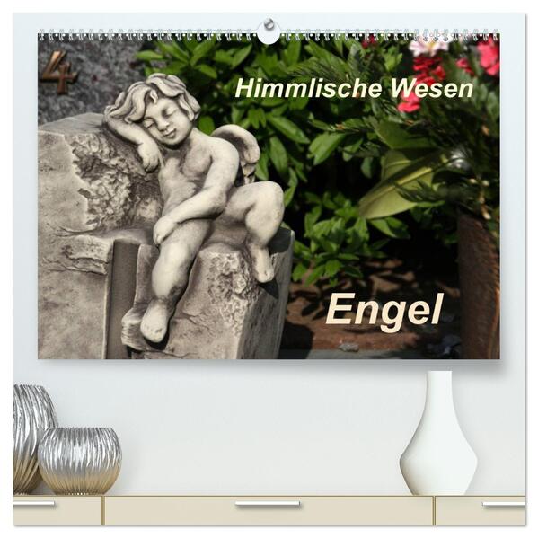 Engel (hochwertiger Premium Wandkalender 2024 DIN A2 quer) Kunstdruck in Hochglanz