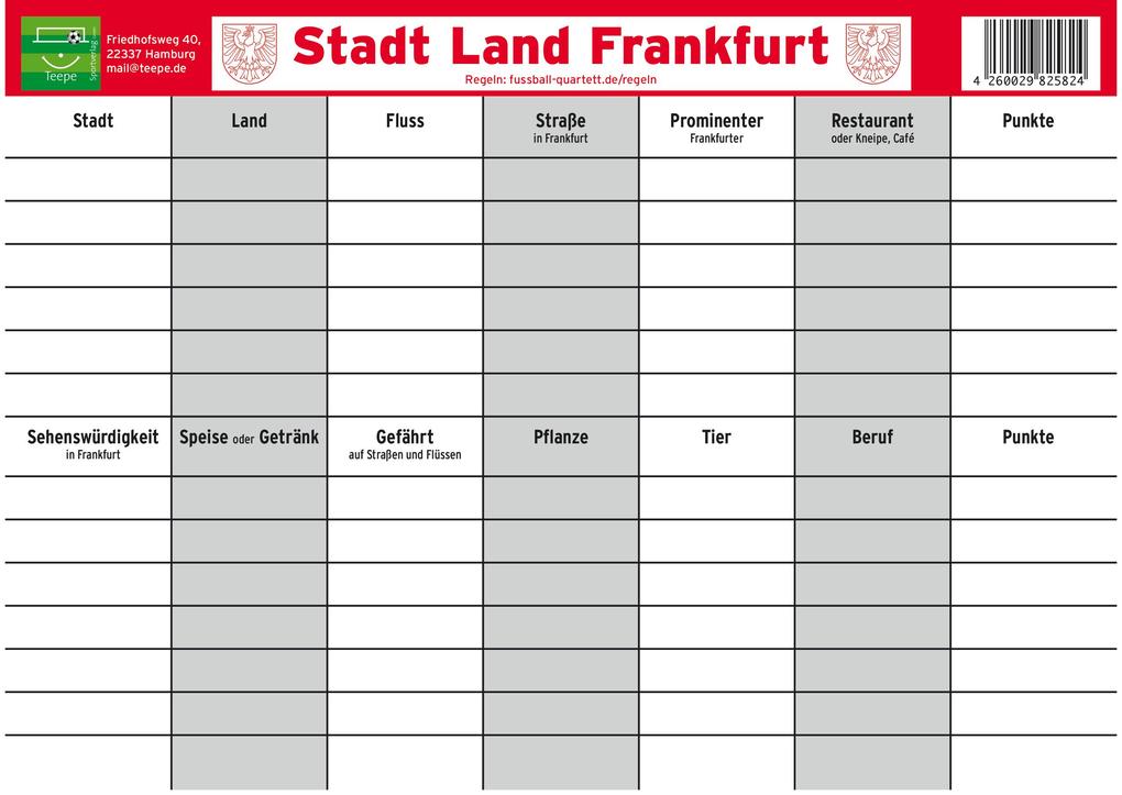 Frankfurt 'Stadt Land Frankfurt'