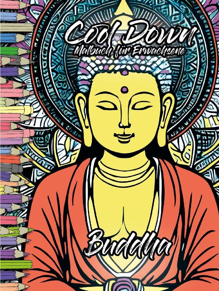 Cool Down | Malbuch für Erwachsene: Buddha